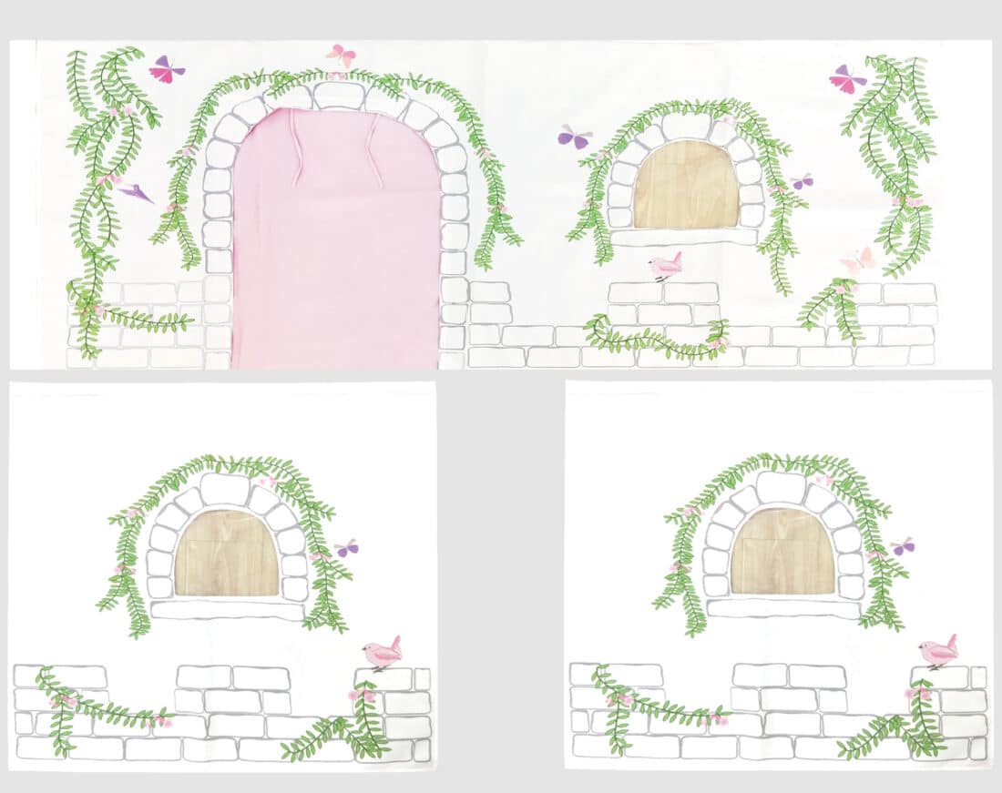 Deze Pino Combinatie Bestaat Uit Een Witte Pino Hoogslaper Een Speelgordijn Birdy En 3 Zakjes Birdy