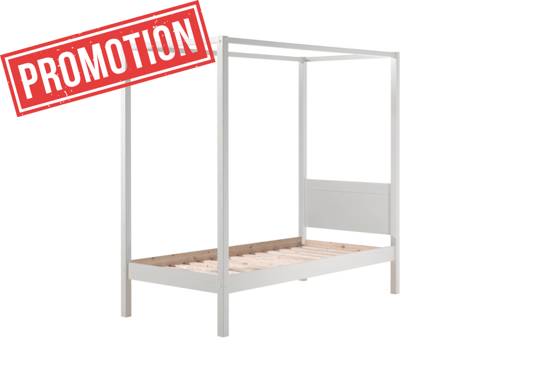 Pino Hemelbed 90 X 200 Cm Wit