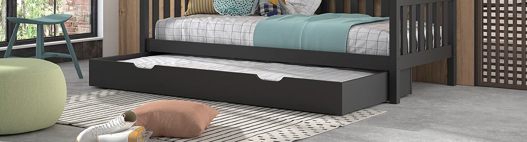 Dallas Bedlade Antraciet