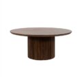 Salontafel Ø90, Mango Bruin Walnoot