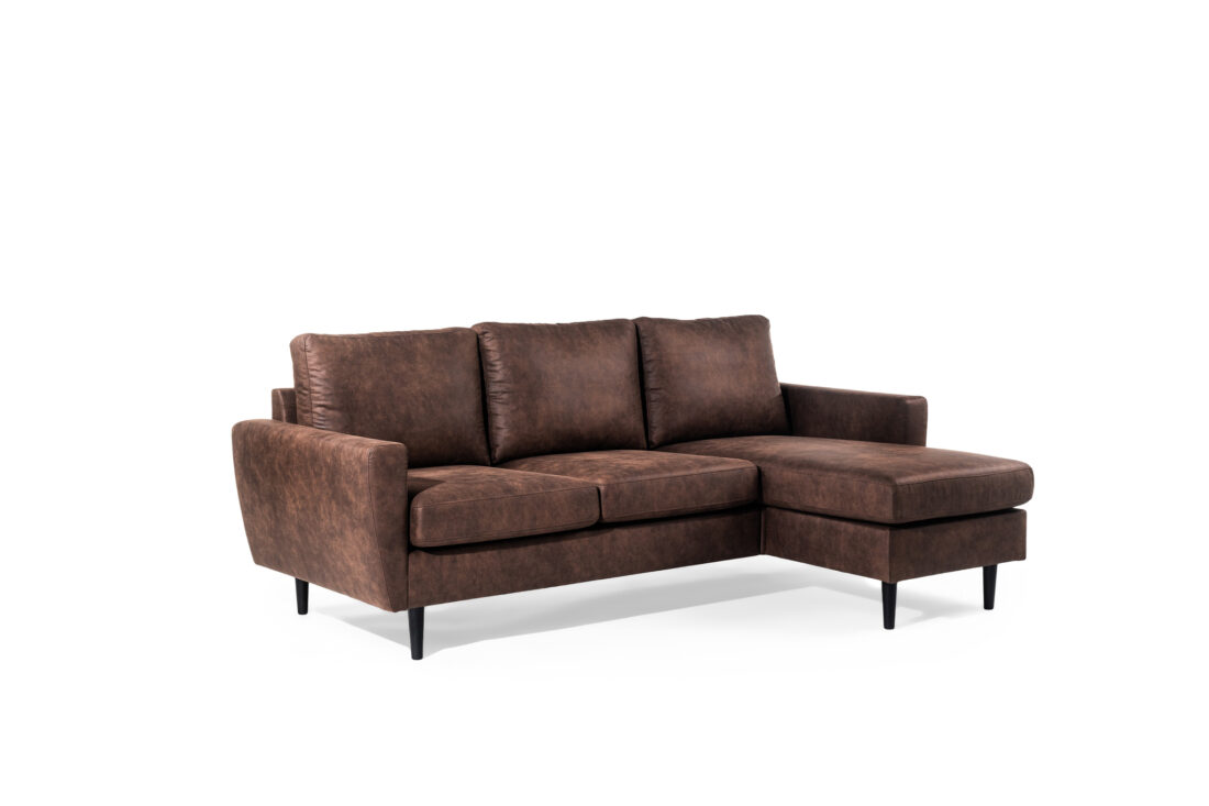 3 Zitsbank Met Chaiselongue Links Of Rechts S430 8211 Stof Savannah Bruin