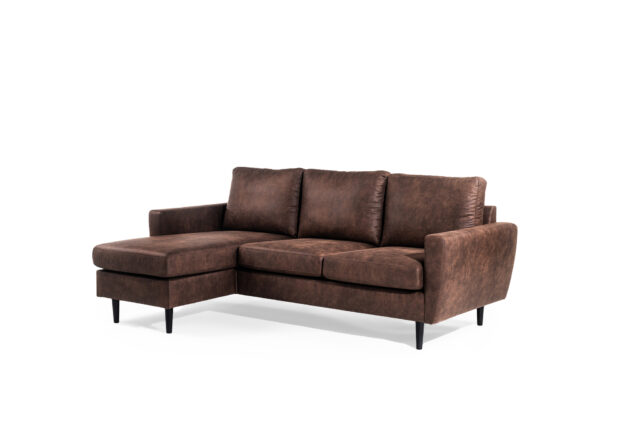3 Zitsbank Met Chaiselongue Links Of Rechts S430 8211 Stof Savannah Bruin