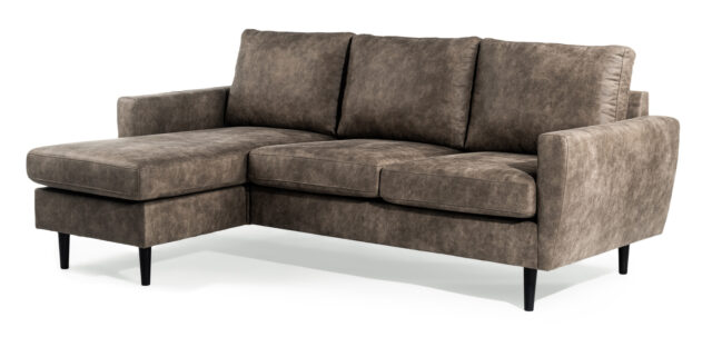 3 Zitsbank Chaiselongue L R S520 8211 Stof Savannah Taupe