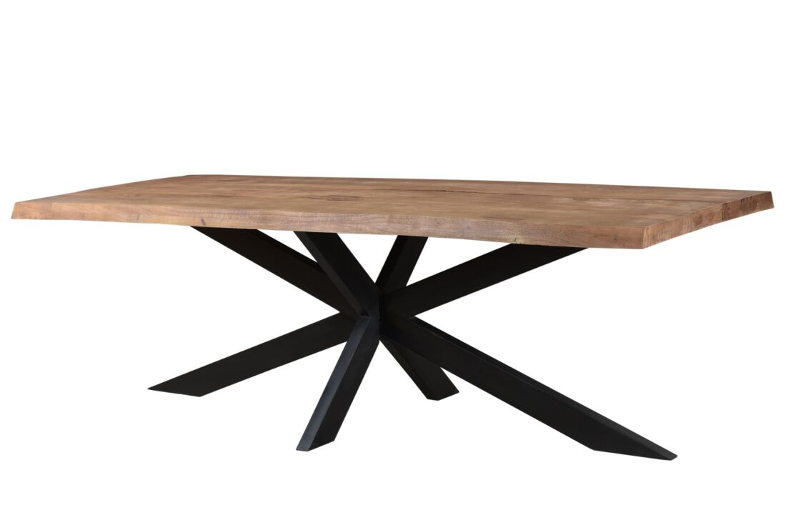 Eetkamertafel Sturdy 8211 Mangohout 8211 Boomtopspin Poot 8211 200 Cm