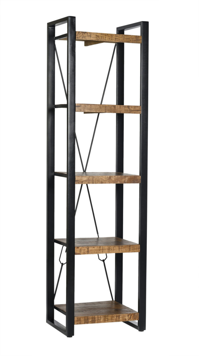 Wandkast Nairobi 8211 Mangohout 8211 Metaal 8211 55 Cm