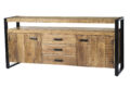 Dressoir Nairobi - Mangohout - Metaal - 180 cm