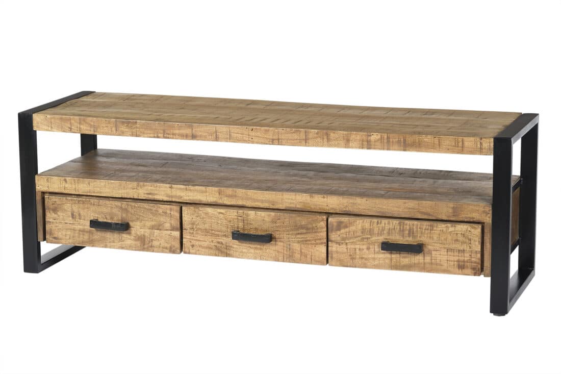Dressoir Nairobi 8211 Mangohout 8211 Metaal 8211 150 Cm Dressoir Nairobi 8211 Mangohout 8211 Metaal 8211 150 Cm