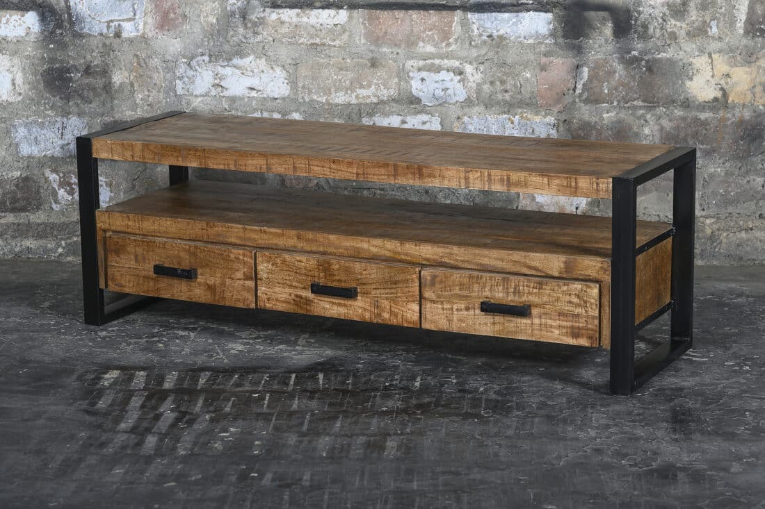 Dressoir Nairobi 8211 Mangohout 8211 Metaal 8211 150 Cm Dressoir Nairobi 8211 Mangohout 8211 Metaal 8211 150 Cm