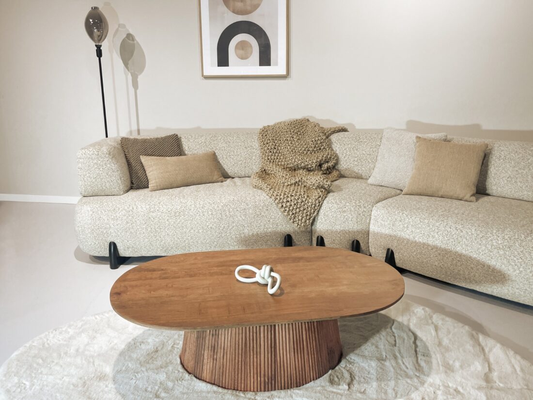 Salontafel Salvator 8211 Mangohout 8211 Ovaal 8211 120 Cm