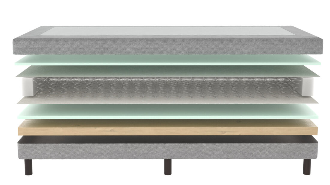 Mrgenn Losse Boxspring Bonellvering Grijs 80 215 220