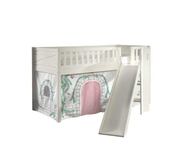 Deze Scott Combinatie Bestaat Uit De Hoogslaper Met Glijbaan En Het Birdy Speelgordijn