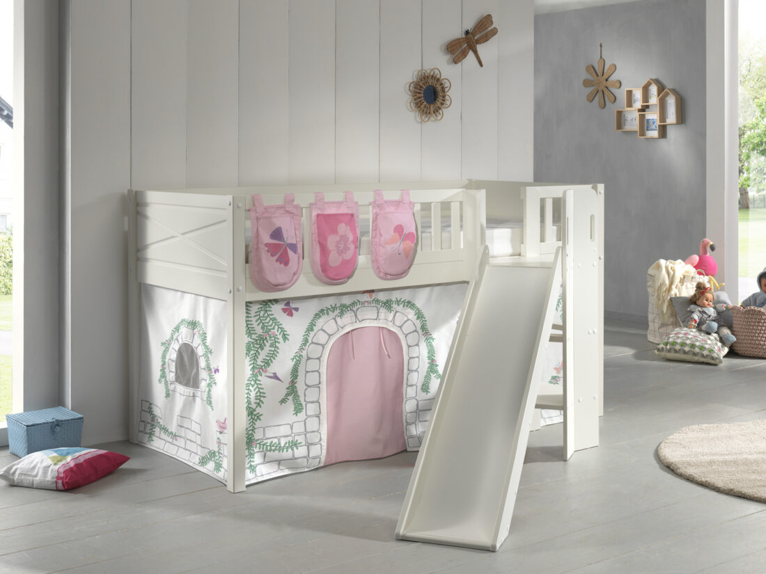 Scott Hoogslaper Met Glijbaan Birdy Speelgordijn Met 3 Bijbehorende Opbergzakjes