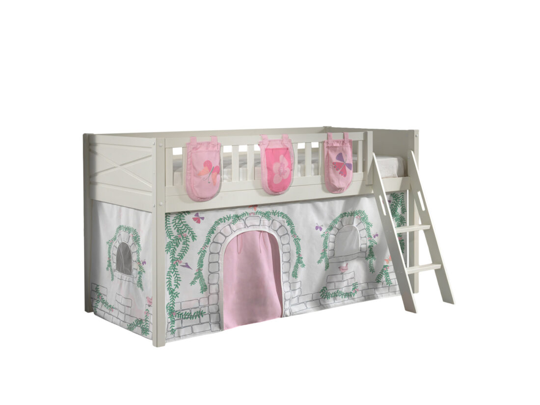 Deze Scott Combinatie Bestaat Uit De Hoogslaper En Het Birdy Speelgordijn Met De Bijhorende 3 Opbergzakjes