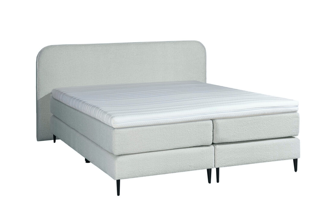 Mrgenn Boucl Boxspring Wit 180 215 210