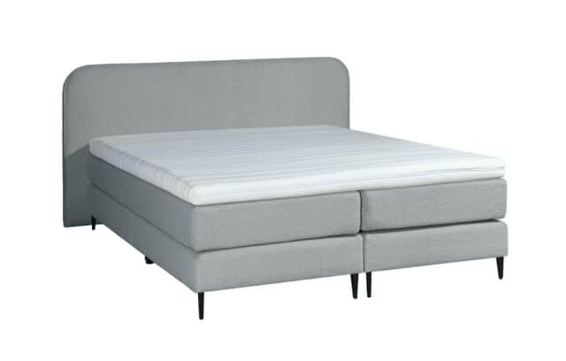 Mrgenn Boucl Boxspring Grijs 140 215 200