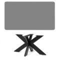 Switch rechthoekige eettafel 200x100 beton + Stellar