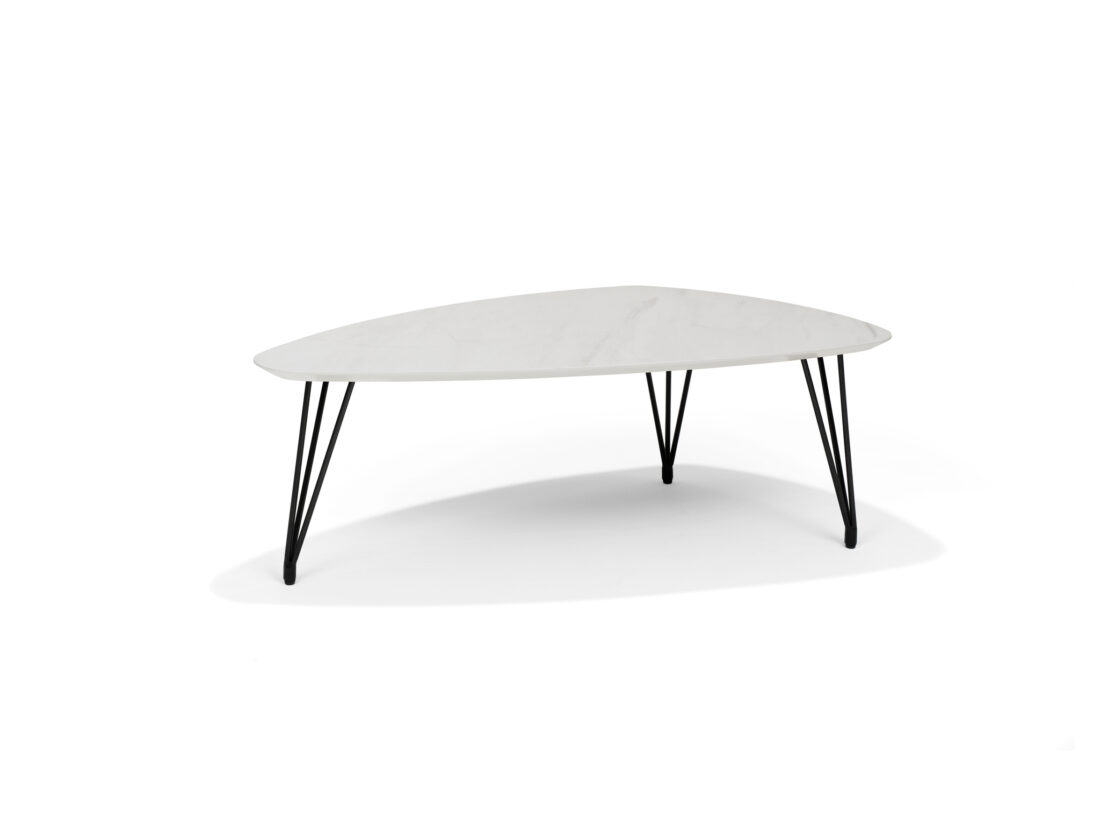 Salontafel Switch Trio 8211 130 X 70 Cm Niervorm Marmer 45 Cm Hoog