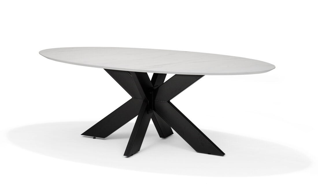 Eetkamertafel Switch Stellar 8211 Ovaal Wit 8211 220 215 120 Cm