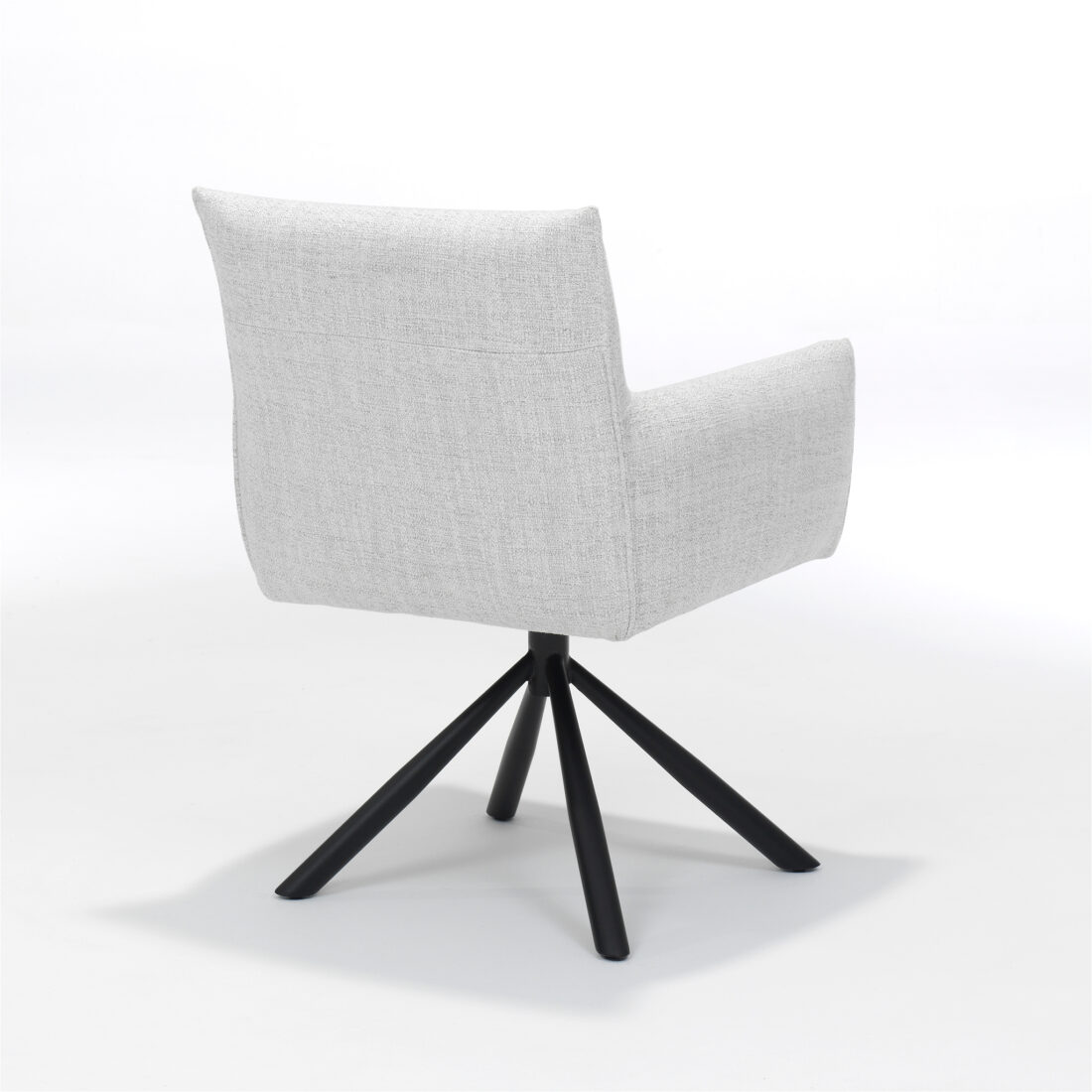 Focus Armstoel 8211 Stof Oasis Natural 8211 Draaivoet Zwart