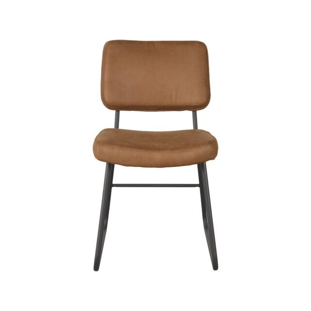 Label51 Eetkamerstoel Noah 8211 Cognac 8211 Microvezel