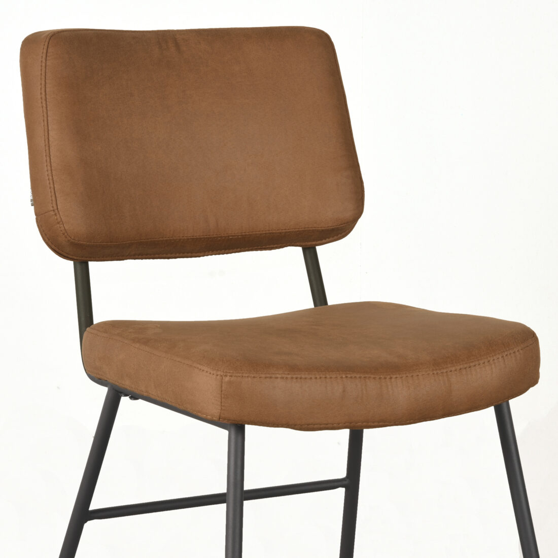 Label51 Eetkamerstoel Noah 8211 Cognac 8211 Microvezel