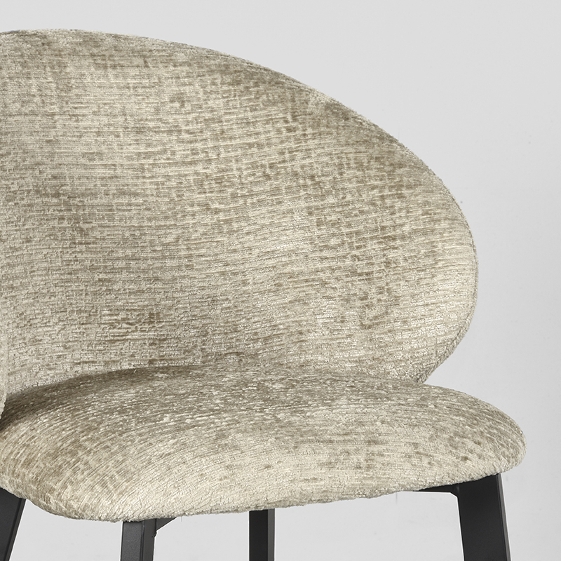 Label51 Eetkamerstoel Logan 8211 Beige 8211 Fluweel