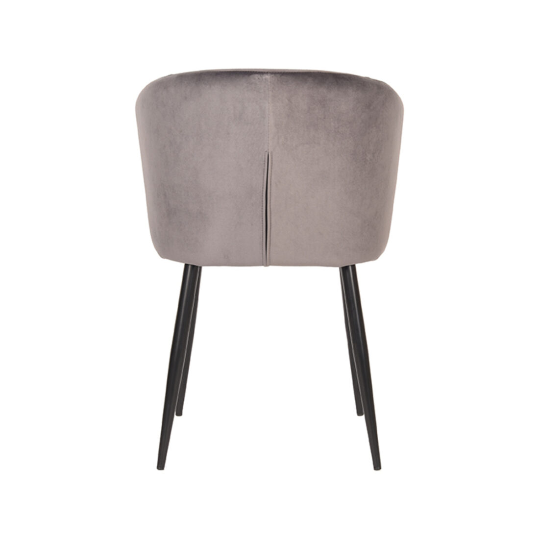 Label51 Eetkamerstoel Wave 8211 Grijs 8211 Fluweel
