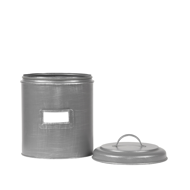 Label51 Opbergblik 8211 Antiek Grijs 8211 Metaal 8211 Xl 8211 20x20x25 Cm Label51 Opbergblik 8211 Antiek Grijs 8211 Metaal 8211 Xl 8211 20x20x25 Cm