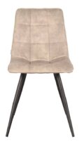Eetkamerstoel Jelt - Stof Zand Velours - Metaal (minimale bestelling 2 stuks)