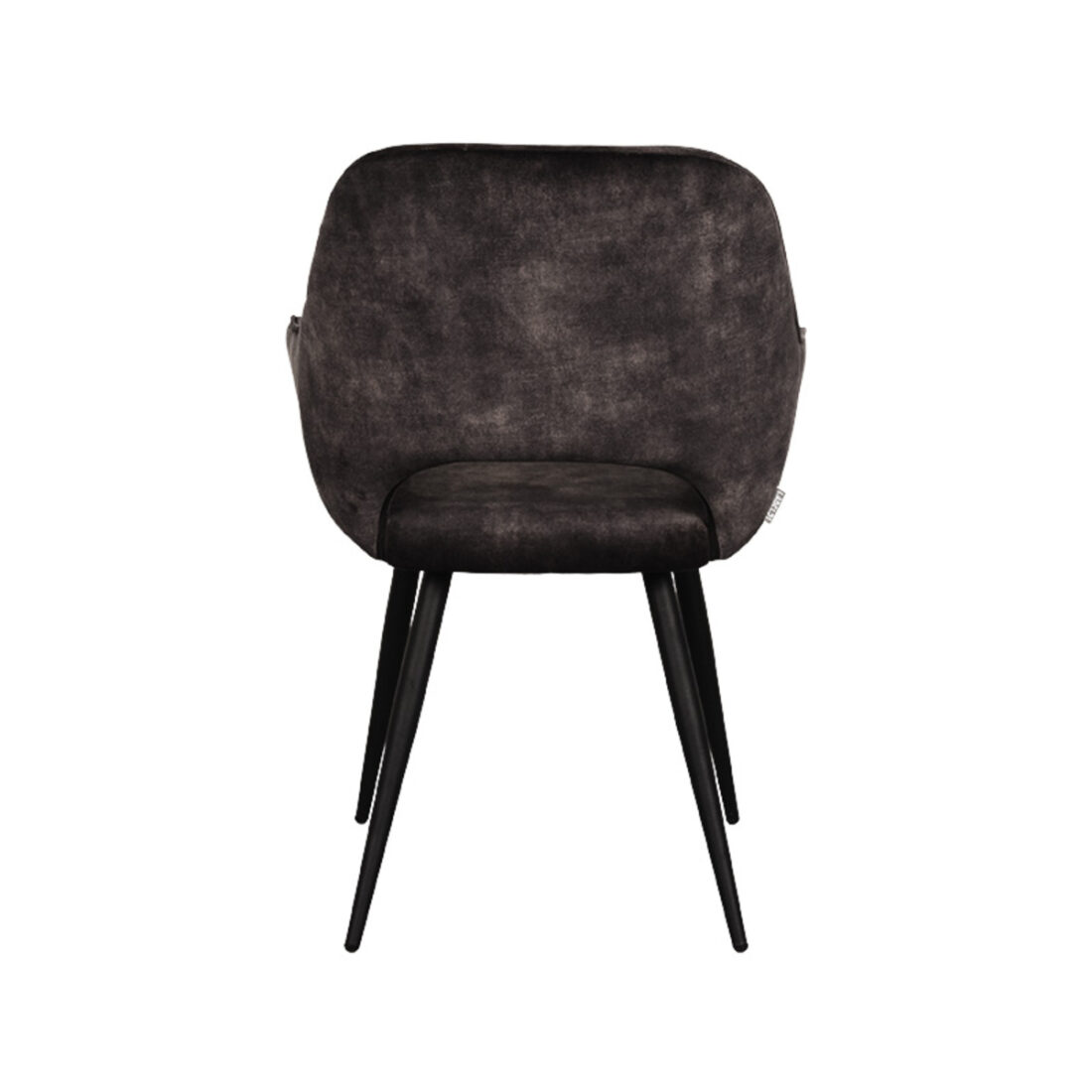 Label51 Eetkamerstoel Fer 8211 Antraciet 8211 Fluweel
