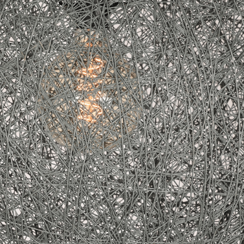 Label51 Hanglamp Twist 8211 Grijs 8211 Vlas 8211 L