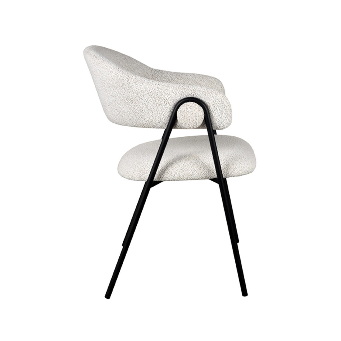 Label51 Eetkamerstoel Lowen 8211 Ecru 8211 Boucl