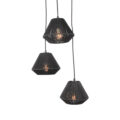 LABEL51 Hanglamp Ibiza - Zwart - Jute - 3-lichts
