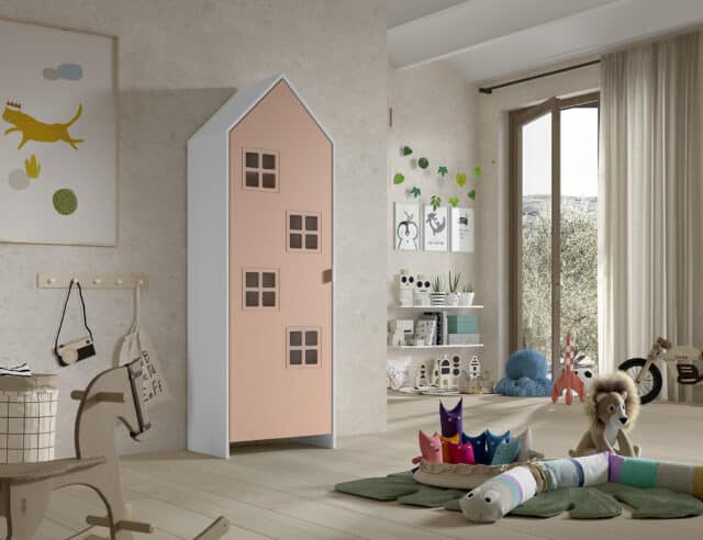 Casami Bruges Kast Met Deur In Comfortabel Roze