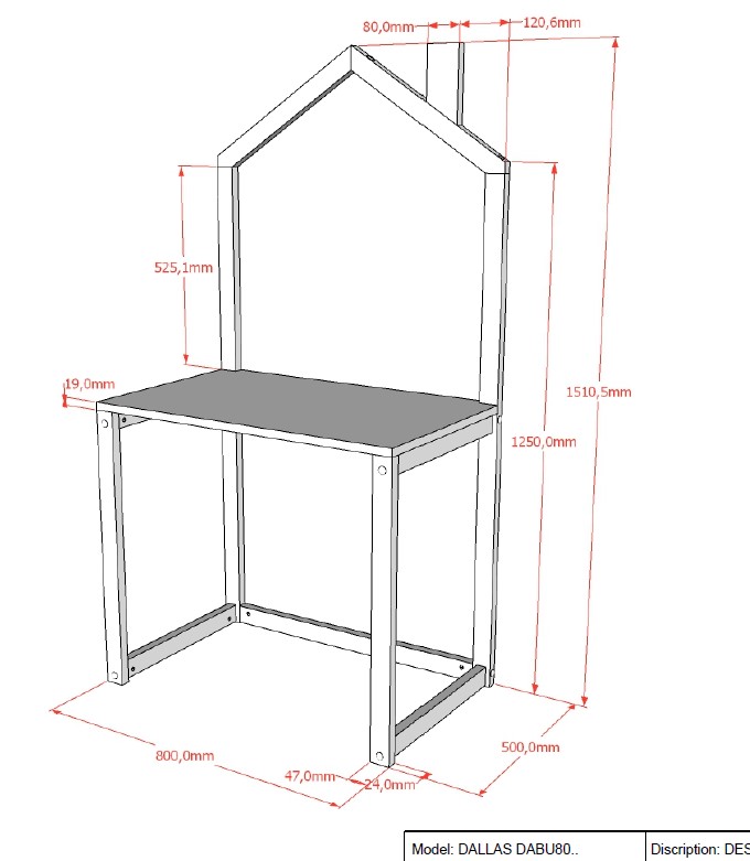 Dallas Bureau Antraciet
