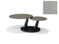 Antares Salontafel B-5712 - Grijs Deckstone - 2 draaibare bladen