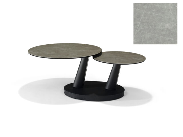 Antares Salontafel B 5712 8211 Grijs Deckstone 8211 2 Draaibare Bladen