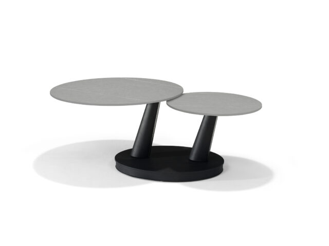 Antares Salontafel B 5712 8211 Grijs Deckstone 8211 2 Draaibare Bladen