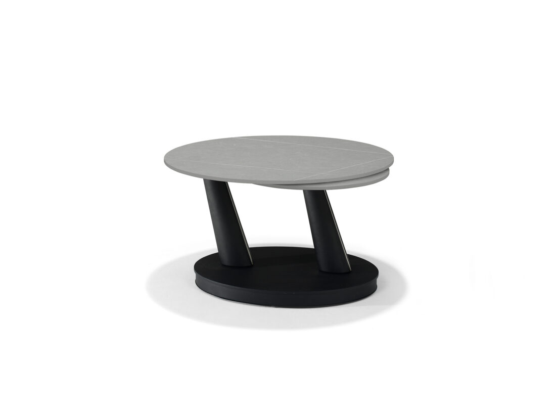 Antares Salontafel B 5712 8211 Grijs Deckstone 8211 2 Draaibare Bladen