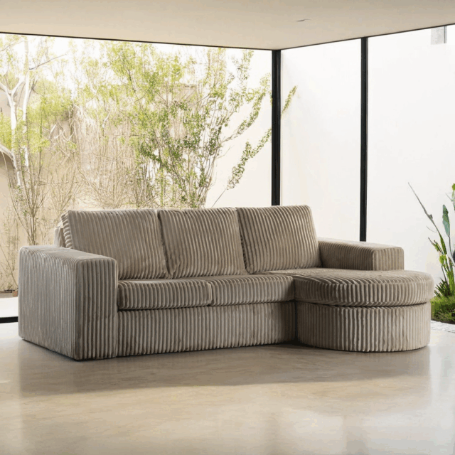 3 Zitsbank Cl L R Stof Tillia 03 L460 Beige