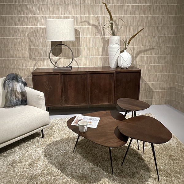 Dressoir Elan 8211 Bruin Hardhout 8211 Metaal 8211 180 Cm