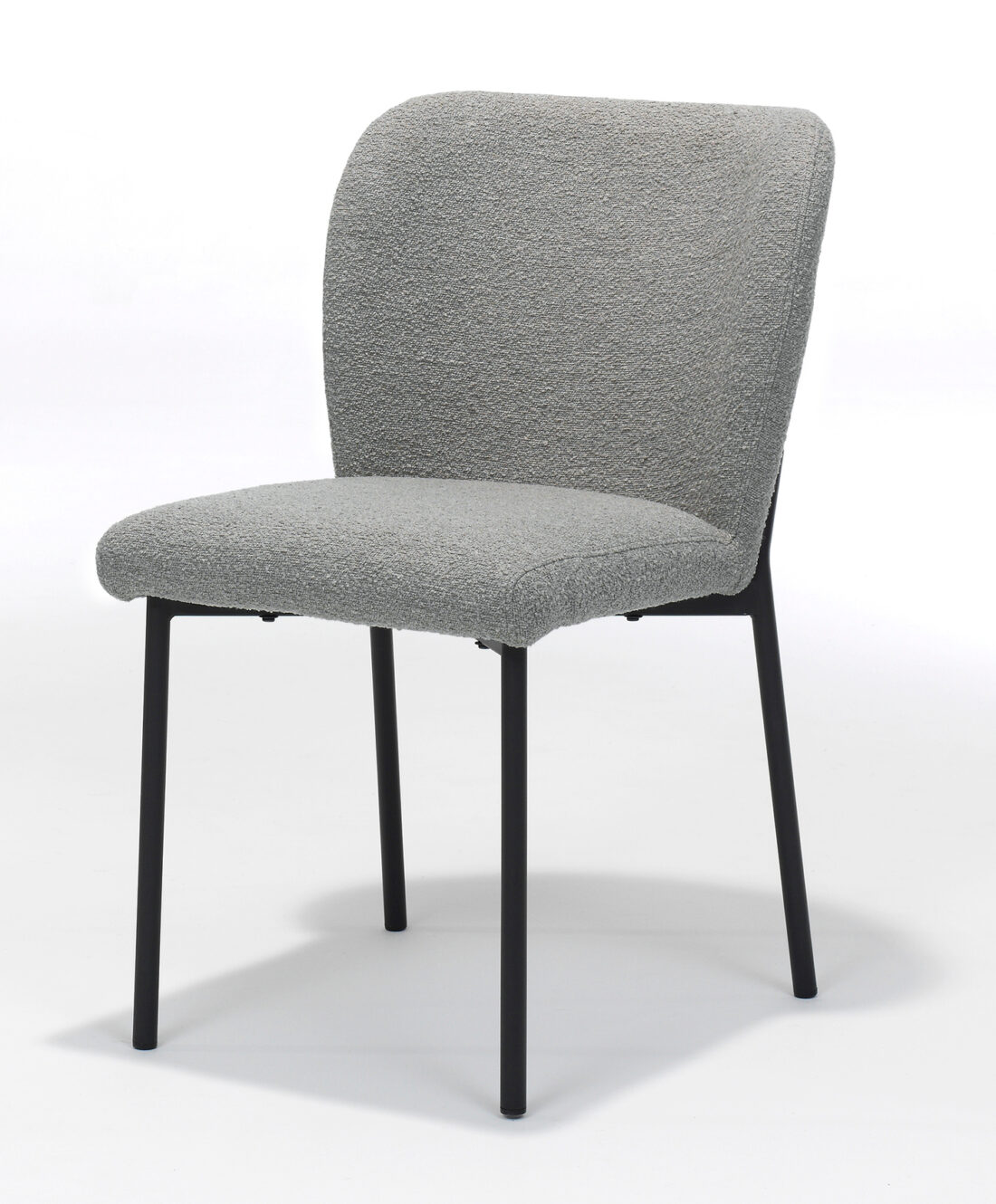 Eetkamerstoel Ventura 8211 Stof Teddy Steel 8211 Metaal