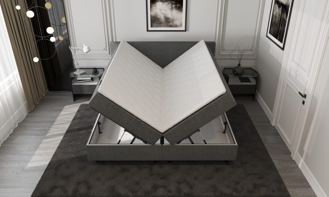 Mrgenn Opbergboxspring Antraciet 140 215 210 Mrgenn Opbergboxspring Antraciet 140 215 210