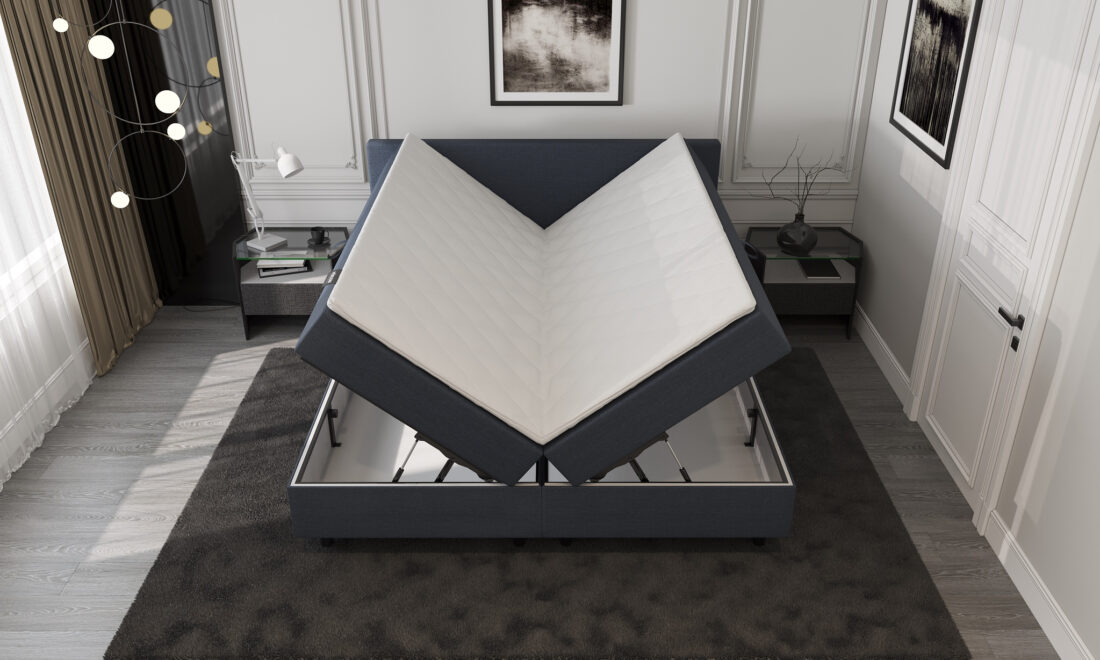 Mrgenn Opbergboxspring Donkerblauw 180 215 210 Mrgenn Opbergboxspring Donkerblauw 180 215 210