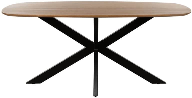 Deense Ovale Eetkamertafel 230 Mango Glad Naturel