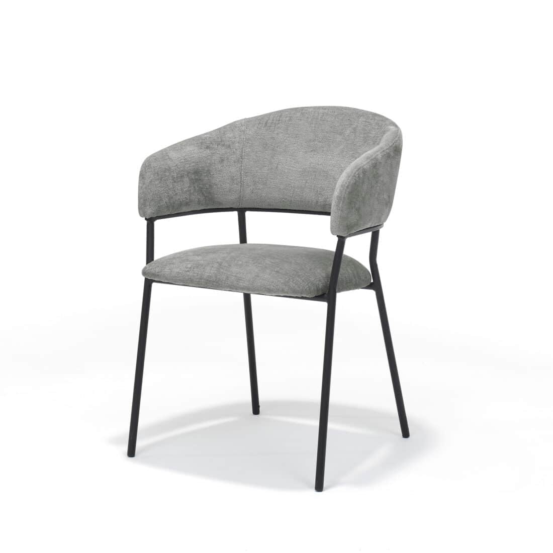 Liam Armstoel Stof Perfect Harmony Grijs