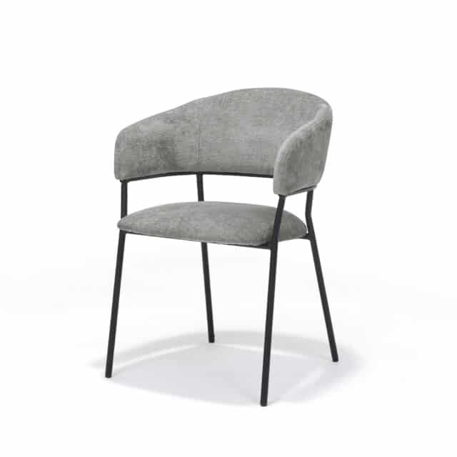 Liam Armstoel Stof Perfect Harmony Grijs