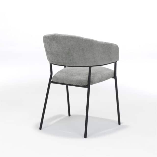 Liam Armstoel Stof Perfect Harmony Grijs