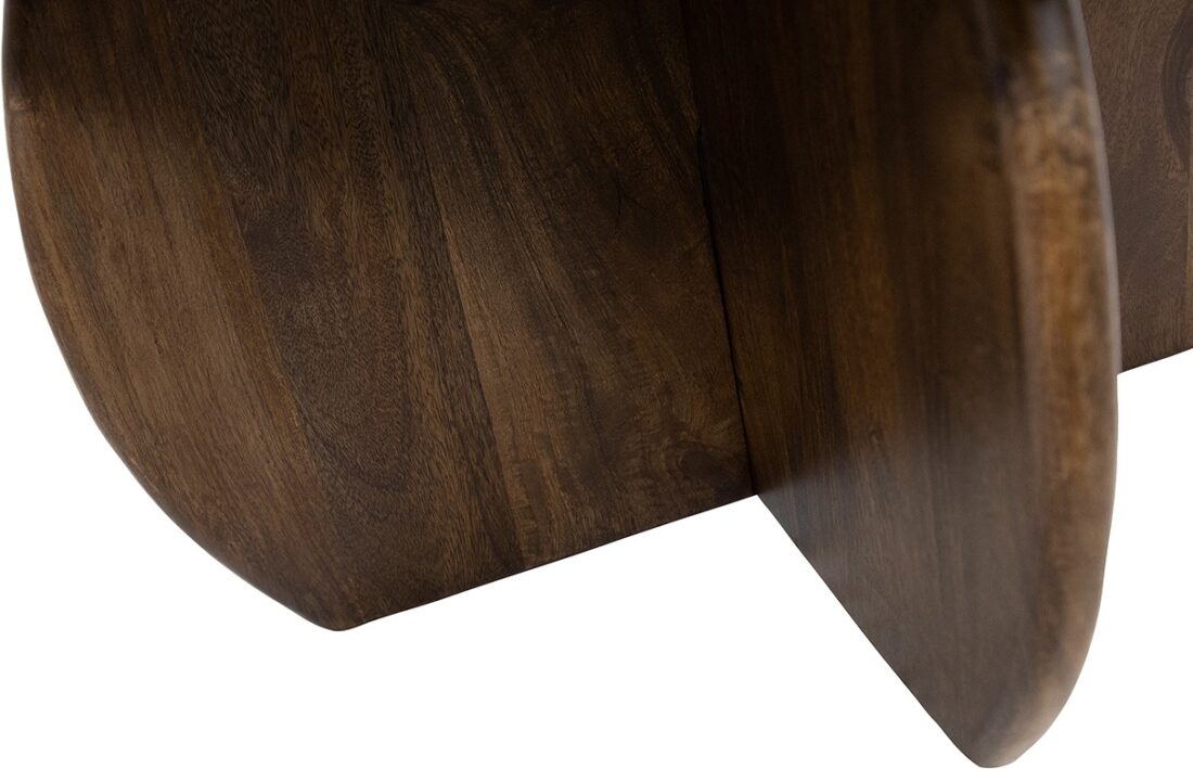 Salontafel Belly 8211 Mangohout Bruin Walnoot 8211 60 Cm