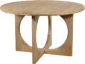 Eetkamertafel Zodiac - Acaciahout Groovy Naturel - Ø130 cm
